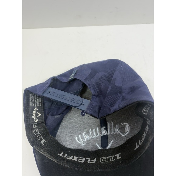Callaway Golf Blue Camoflauge Culppeper Country Club FlexFit Snapback Hat Cap OS - Picture 4 of 4